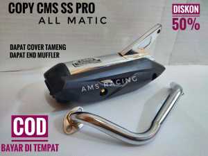 Knalpot COPY CMS Crum Untuk Motor ALL Matic /ALL BEAT ALL SCOOPY ALL MIO ALL VARIO PCX FINO X-RIDE GENIO SPACY GEAR