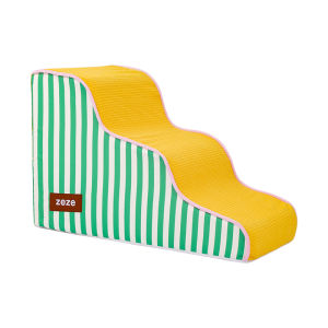 zeze | Pet Stairs for Small and Senior Dogs Detachable Washable Sponge