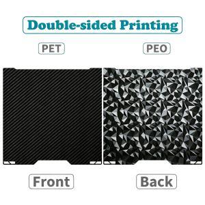 begrint | Double-Sided PEI Spring Steel Build Plate 350x320 for Bambu Lab H2D H2S Smooth Textured Removable Cold Heat Bed 3D Printer Parts