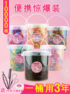 High Elasticity Disposable Black Hair Ties for Babies Girls Childrens Accessories Infant Head Ropes Macaron Colored Hair Bands