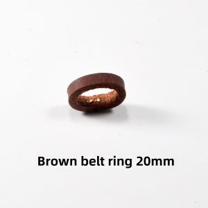 Genuine Leather Leather Belt Ring Handmade DIY Leather Pant Belt Belt Shoulder Strap Ring Tail Strap Vegetable Tanned Leather Top Layer Brass