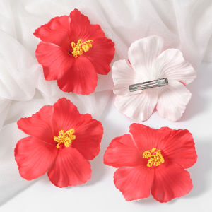 5/10 Pcs Artificial Flowers 9.5cm Fake Flowers For Beach Party Wedding Decoration Hair Decor Home Decor Party Supplies