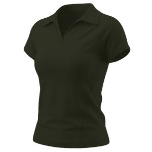 FITNESSGIRL | Original Slim-fit V-neck Yoga Short Sleeve Polo Shirt for Fitness and Outdoor Sports