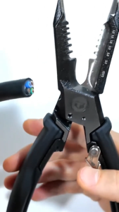 TOUGHBUILT Industrial Grade Labor Saving Multi-Function Electrical Installation Stripping Pliers TB-H3-60-M200 / Diagonal Jaw Pliers TB-H3-30-CP / Flat Cut Wire Pliers TB-H3-20-M200 / 6" Multifunction Needle Nose Pliers TB-H3-21-06Hardware Tools