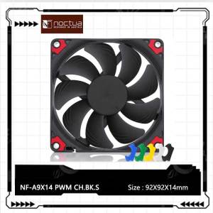 Noctua | Noctua NF-A9x14 PWM Chromax.Black.Swap Ultrathin 92x92x14mm 92mm Radiator Fan For Computer Case CPU Cooler Cooling