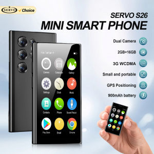 SERVO | SERVO S26 3G Mini Smartphone Android9.0 OS 2GB+16GB Play Store WhatsAPP WiFi Face Unlock 3.0" Dual SIM Small Smart Mobile Phones