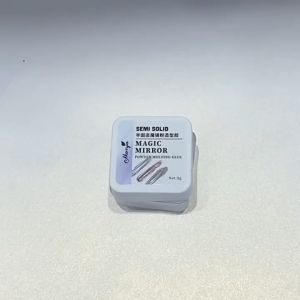 [Ready Stock+COD] Monja 8g Clear Semi Solid Nail Magic Mirror Powder Molding Glue Can Be Used with Mirror Powder Soak Off UV LED DIY Manicure Tool
