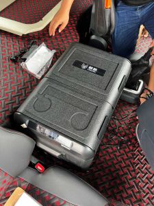 Tủ lạnh di động xe tải Linkcool 35/45 lít 2 ngăn độc lập có thể làm đá