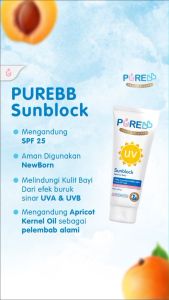PURE BB Sunblock SPF 25 Sunblok Bayi Sunscreen PureBaby