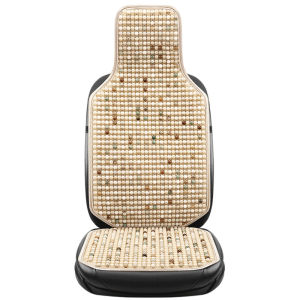 Ventilated Wooden Beads Car Seat Pad