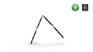 FBS【ส่งจากไทย】บันได บันไดพับได้ บันไดอลูมิเนียม 12ชั้น 16ชั้น 20ชั้น สูงสุด 8 ล็อคหนาแน่นปรับได้ ความหนาของอลูมิเนียม 6.5mm ผลิตในประเทศเยอรมนี บันไดอลูมิเนียม 12 ขั้น - Lazada