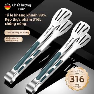 Stainless Steel Food Tongs For Grilling and Frying
