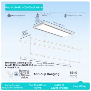 Hotata | Ultra-thin Smart Rising Invisible Clothes Rack