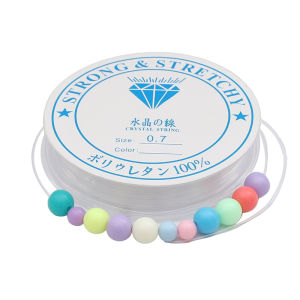 0.25/0.3/0.35/0.4/0.45/0.5/0.6/0.7/0.8mm 1 Roll Fish Line Wire Clear Non-stretch Strong Nylon String Beading Cord Thread For DIY Bracelet Necklace Jewelry Making