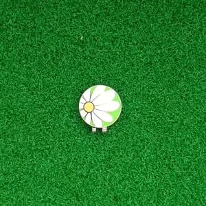 GVOVLVF | Golf Cap Clip Tall Cap Clip Sunflower Pattern Mark Magnetic Cap Clip Ball Position Mark Golf Accessories