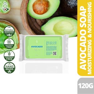 Eco Premium AVOCADO Face and Body Bar Soap 120G Natural Organic Nourishing for Smooth Radiant Skin