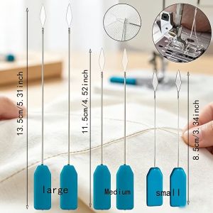 6-Piece Stainless Steel Sewing Machine Threading Set High Precision Fast Threading Tools for Quilters And Crafters