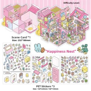Stereoscopic Landscape Decoration DIY Craft Sticker