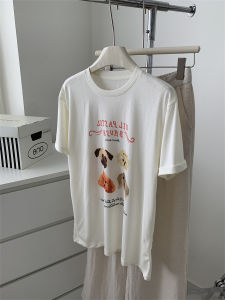 SHENGHUOYA | Cute Ageless Printed Short Sleeve Womens T-Shirt