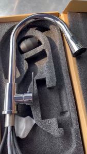 Vòi Rửa Chén Nóng Lạnh inox 304 Bóng Có Dây Rút Đầu Vòi 2 Chế Độ Xả Tối Ưu Hóa Sự Tiện Lợi.