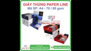 [SALE] Giấy thùng Paper line A4 Định Lượng 80 / 70 gsm  Giấy mịn Phù Hợp Với Các Loại Máy In Giúp Bạn Thoải Mái In Photo Mà Không Lo Kẹt Giấy