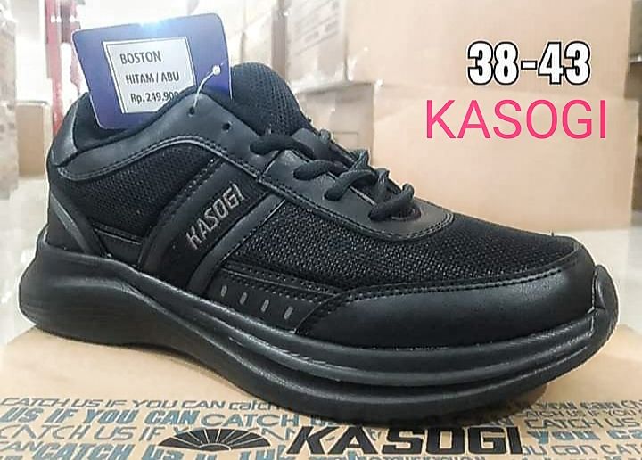 BIG SEPATU SEKOLAH HITAM FULL- SEPATU KASOGI SEPATU RUNNING  SEPATU SNEAKERS Lazada Indonesia