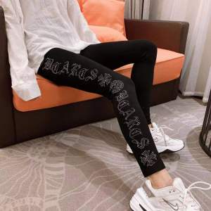 Fleece-lined Thin Velvet High Waist Leggings Outwear Letters Stretch Pants Autumn Womens Rhinestone Close-Fitting Thick Rhinestone Long Johns