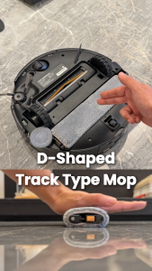 MOVA Z50 Ultra Robot Vacuum | D-Shape Roller | 19000Pa | HydroSync™ Hot Water Mopping | 75°C Mop Washing & Hot Air Drying