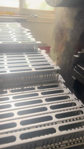 (1 set) 19 inch 24 Slot 48Port Rack Mount Cable Wire Management 1U Horizontal Cable Management with Removable Cover Cable Management Metal Frame