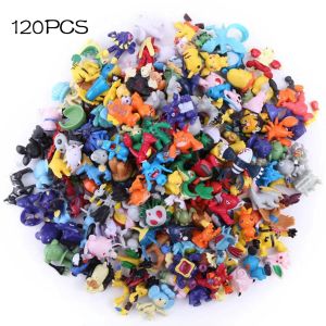 Bandai | 24-144 Pcs Pokemon Action Figure 2-3CM Not Repeating Mini Figures Model Toy Pikachu Anime Kids Collect Dolls Birthday Gifts