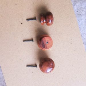 Handle Gagang Laci Lemari Rak ( kenop Kayu )