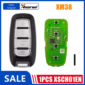 XHORSE | 1 Piece XHORSE XSCH01EN KE.LSL Style XM38 Universal Smart Key used for XHORSE VVDI Key Programmer
