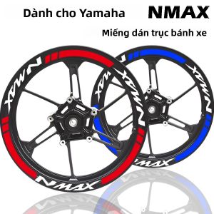 Miếng Dán Phản Quang Vành Xe Máy Cho NMAX Nmax 125 155 160 Moto Bike Scooter Dải Trang Trí Vành Xe Phụ Kiện Xe Máy