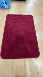 Thảm len đá cuội in nổi PHÚC HƯNG PHÁT SG kích thước 40cmx60cm nhiều màu sắc.