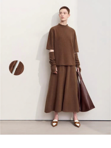AMII | Spring Commuting Full Wool Dress Set