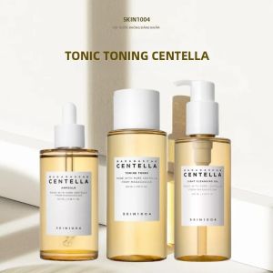 Bộ Chăm Sóc Da SKIN1004 Centella 3 Món Của Hàn Quốc - Nước Cân Bằng Dầu Tẩy Trang Nhẹ Dịu & Serum Dưỡng Da Dành Cho Da Nhạy Cảm