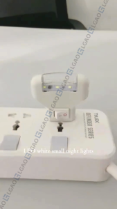1pc LED white color small night light Decoration Bedroom Plug In The Power To Use with on/off switch