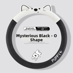 CapitAuto | All Seasons Anti-slip Absorbent Car Steering Wheel Cover