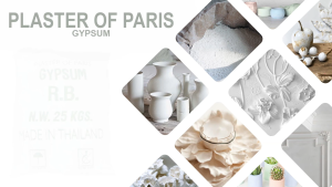 25 KGS Plaster Of Paris Gypsum Powder Original Made In Thailand For Molding Figurines Crafts High Quality