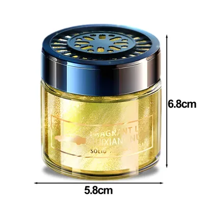Car Air Fresheners Glitter Gel Car Fragrance Smoke Odors Eliminator for Women Men in Car Home Office Long Lasting Scents