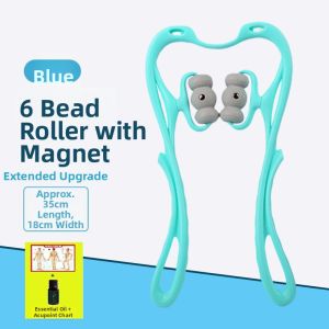 Neck Massager 6-Wheel Pinch-Design Multifunctional
