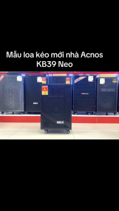 Loa kéo ACNOS KB39Neo loa karaoke di động KB39 Neo 400W kèm 2 Micro Hàng chính hãng SONCAMEDIA