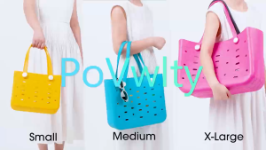 Waterproof EVA Rubber Tote Beach Bags Womens Advanced Handbags Large Tote Bags beach bag