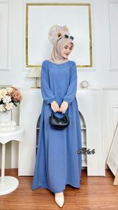 Gamis crinkle airflow terbaru 2025