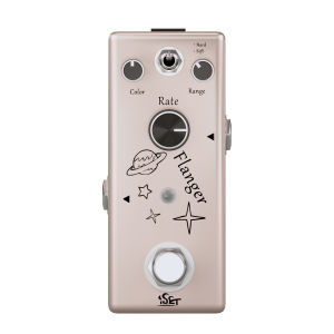 ISET เอฟเฟคกีตาร์อะนาล็อก PD-5 2โหมดสี/ช่วงบายพาสที่แท้จริงกล่องโลหะแป้นเหยียบกีตาร์กีต้าร์ไฟฟ้าเบส