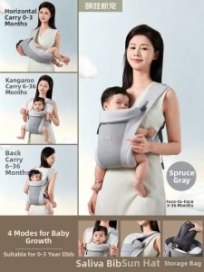 MENGWAXINCHONG | Front-back Baby Carrier Small Infants Suitable 2-way Wearing