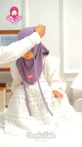 QONITA KIDS - AMIRA (0 - 7 th) Hijab Bergo Anak Perempuan syari muslim cantik nyaman Simple kerudung bayi Newborn usia 1 2 3 4 5 6 7 tahun bahan Jersey adem jilbab anak TK Premium