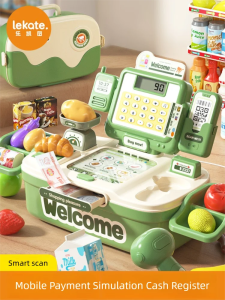 Lekate | Supermarket Cash Register Toy Checkout Counter For Kids