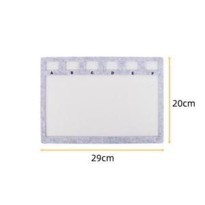 Felt Beading Mat With Scale Jewelry Craft Board For Bead Sorting DIY Making Projects