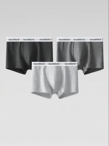 Secret World | Antibacterial Breathable Sweat-Absorbing Cotton Boxer Briefs